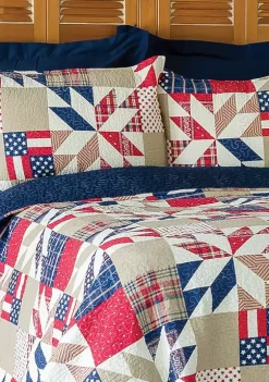 Best deal 🥰 C&F Levi Americana Patriotic Quilt Set ⭐
